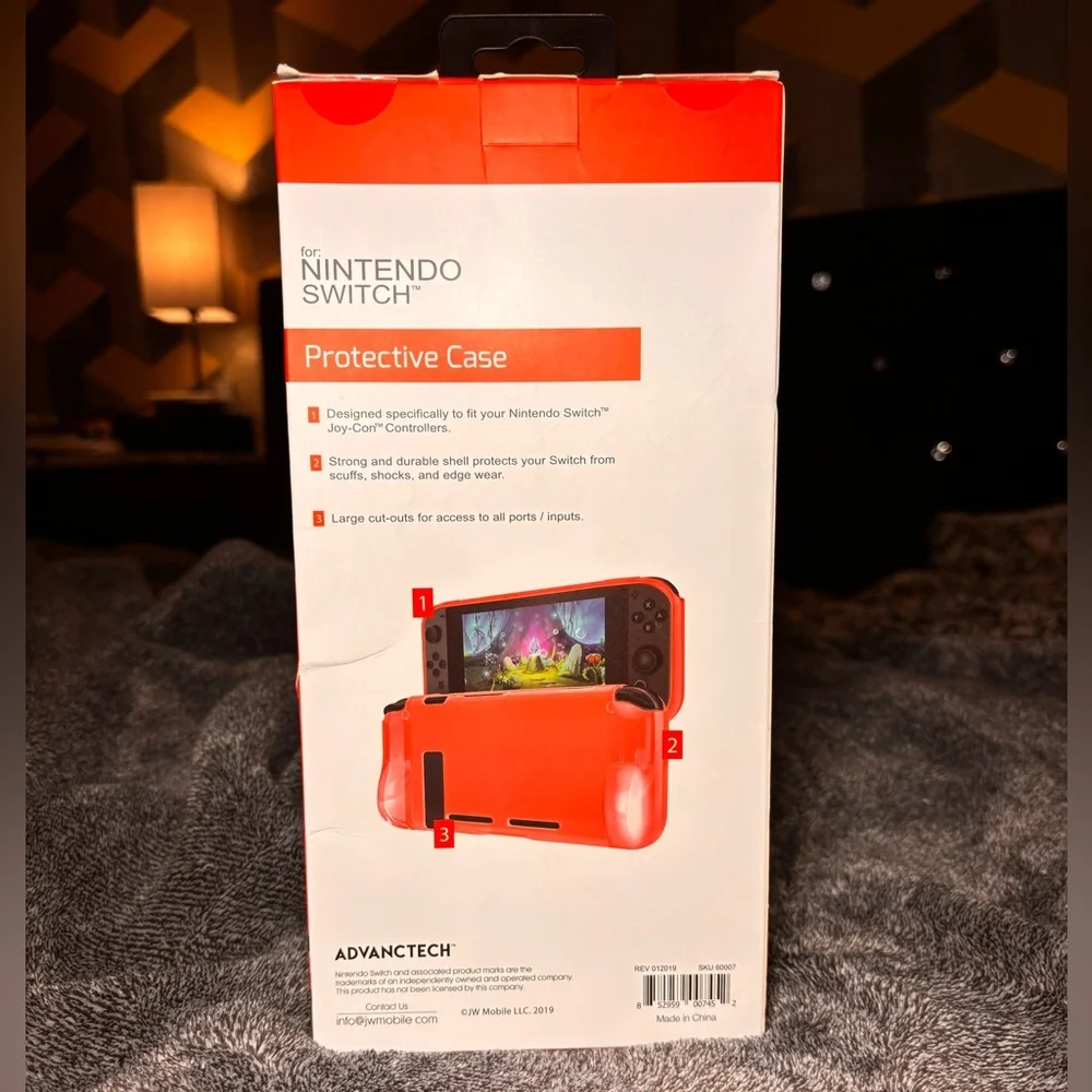 Red Protective Case for Nintendo Switch